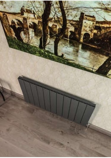 Warma Drama Yatay Alüminyum Radyatör 1040x600 Pütürlü Beyaz Ral 9016