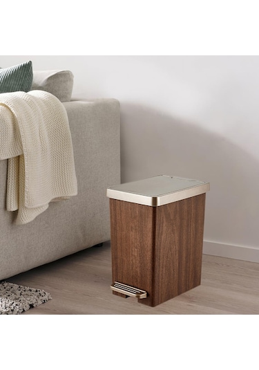 Suntek Çöp Kutusu Sabit Geri Dönüşüm Banyo Çiftlik Evi S Kahverengi