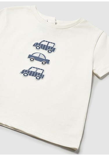 Mayoral 1651 Erkek Bebek Sapkalı T-shırt Şort Set Çok Renkli