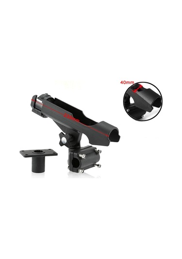 Ayarlanabilir Olta Raf Tutucu 360 Derece Dönen Kayık Raylı Tekne Olta Kamışı Destek Aracı