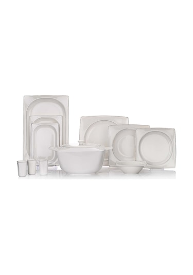Schafer Glamor Pure Yemek Takım-60 Parça-Platin