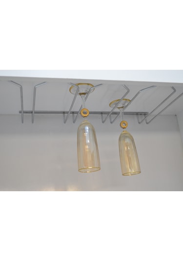 Krom 4 Bölmeli V Bardaklık Kadehlik