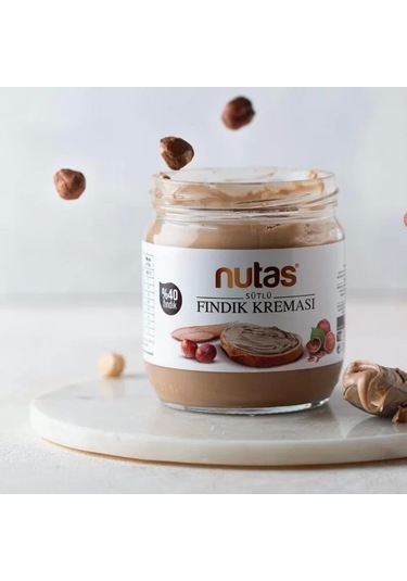 Nutas Sütlü Fındık Kreması Cam Kavanoz 400 G