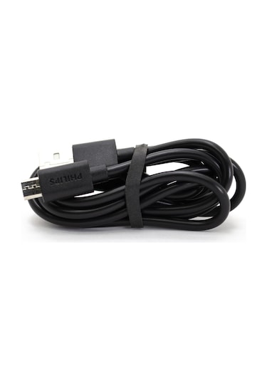 Philips Uyumlu DLC3541U USB-A Micro USB Şarj ve Data Kablosu 1.2M Siyah