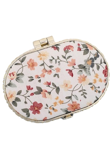 Homyl Çanta Için Seyahat Makyaj Aynası Katlanır Ayna Cep Oval Oval