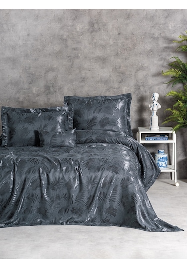 Cotton Box Smart Çift Kişilik Yatak Örtüsü Dafne Mavi