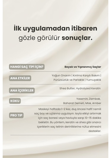 Matsu Intensive Repair Saç Maskesi 350 ml | Yıpranmış Saçlar İçin Onarım
