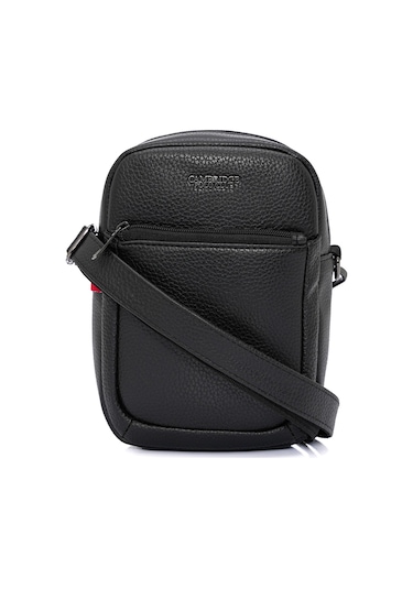 Cambridge Polo Club Siyah Suni Deri Erkek El Çantası - Plevr50132 Çok Renkli