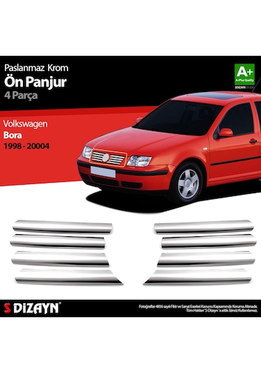 S-Dizayn Vw Bora Krom Ön Panjur 8 Prç 1998-2004