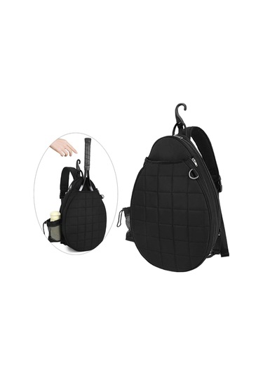 Suntek Erkekler Kadınlar İçin Tenis Çantası Siyah