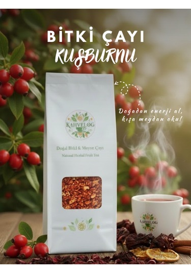 Kuşburnu Çayı 500gr Doğal Kurutulmuş, Katkısız