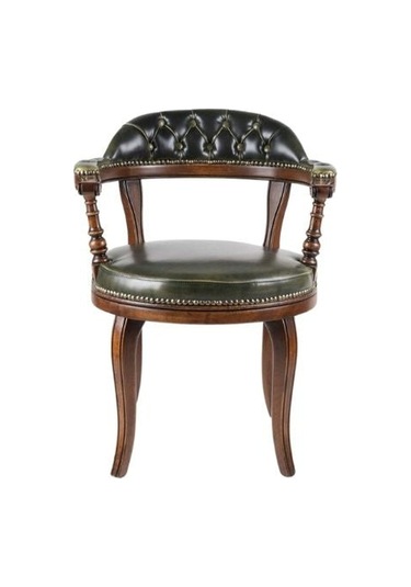 Majesta Classic Ahşap Sandalye Yeşil