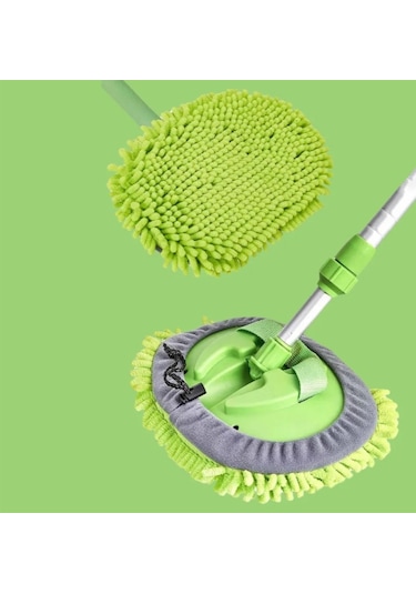 Yedek Bezli Mikrofiber Araba Yıkama Fırçası