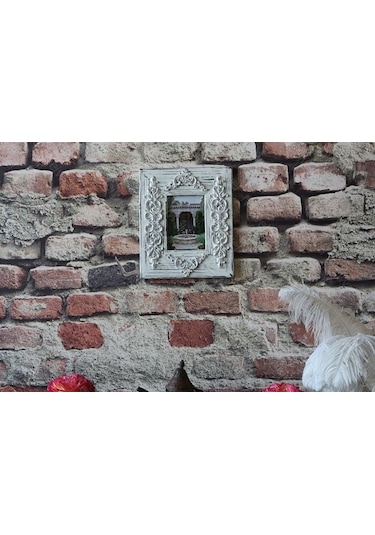 Neiwel Vintage Datca C Resim Ve Ayna Çerçevesi Beyaz