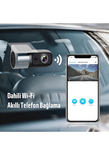 Hikvision Ae-dc4018-d1pro Araç İçi Kamerası 1440p, Wifi, App, Single Channel
