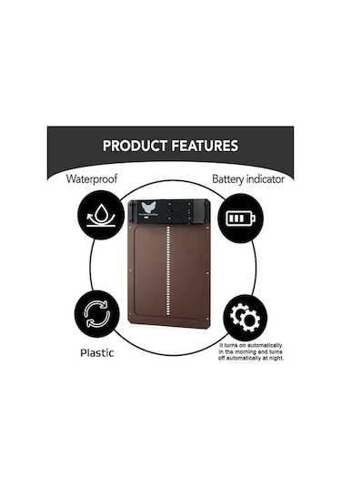 Dancemonkey Ybltd Otomatik Tavuk Kümesi Kapısı Işığa Duyarlı Otomatik Kapı Eq