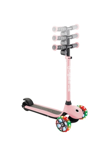 Globber One K E-motion 4 Plus Işıklı Elektrikli Scooter - Pastel Pembe Pembe
