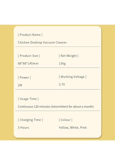 Lemestar M21 Mini Masaüstü Süpürge, Şarjlı El Tutan, 2 Seviye Emme, Detaylı Temizlik, Yenilebilir Batarya, Beyaz