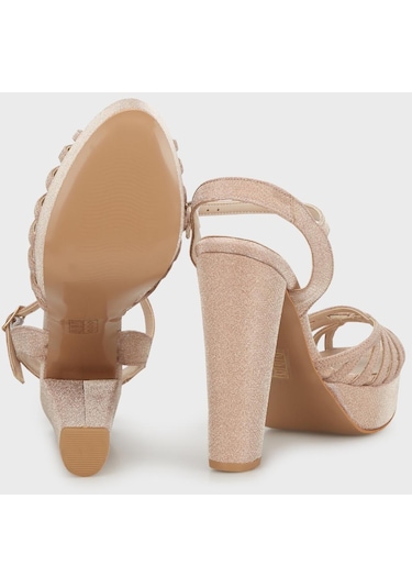 Lela Simli Platform Topuklu Bayan Ayakkabı 34718407023 Rose