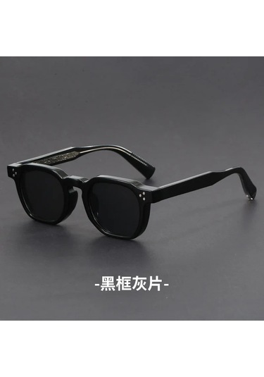 Rpxbguckarhg Retro Küçük Dairesel Güneş Gözlüğü - Erkek/kadın Punk Uv400 Koruma Parti Gözlüğüblack51gri Gri