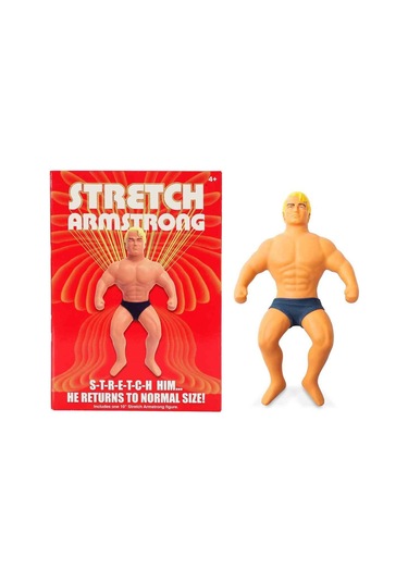 Stretch Armstrong Retro Figür Esnetilebilir Oyuncak Kahraman, 25 Cm Astronot