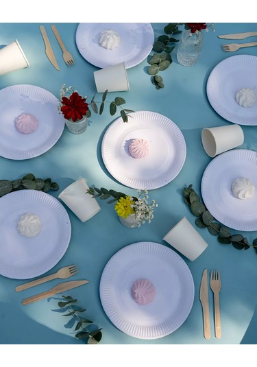 Ajvıen Kompanı 150 Parça Fişek İçin Tek Kullanımlık Ahşap Çatal Bıçak Takımı 224347210 100 adet