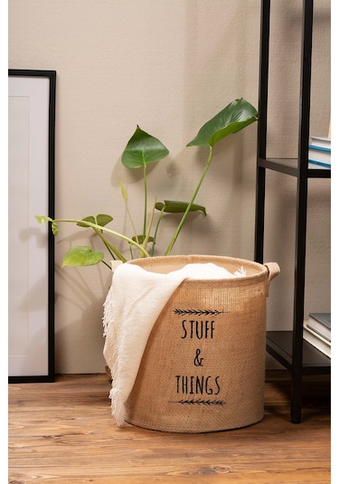 Ocean Home Textile Stuff & Things Jüt Sepet 30 x 31 cm