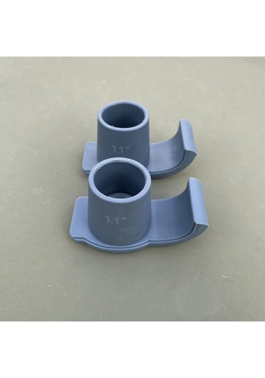 Suntek 2x Yürüteç Kayma Kayakları Coaster Gri-delik-28mm