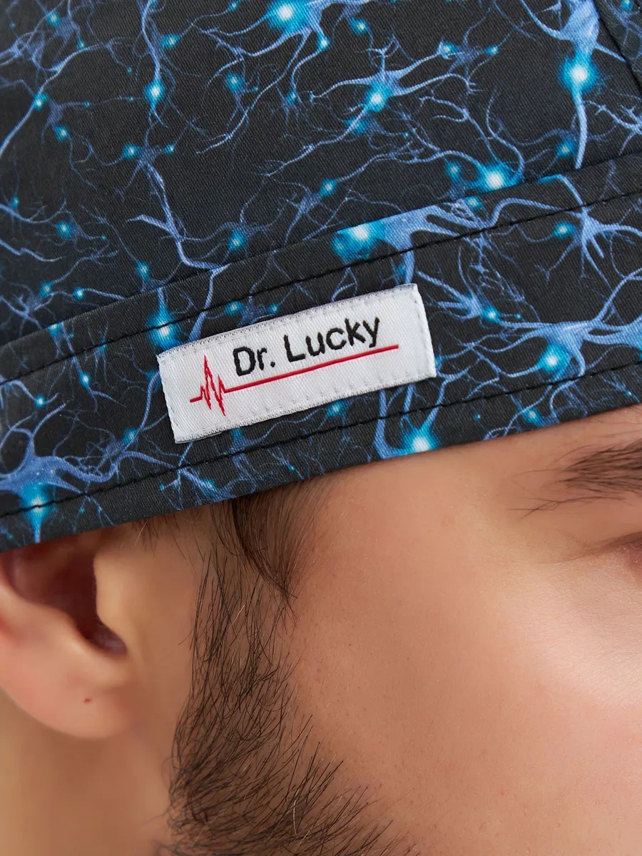 Dr. Lucky Tıbbi Pamuklu Bandana Neronlar 383515404