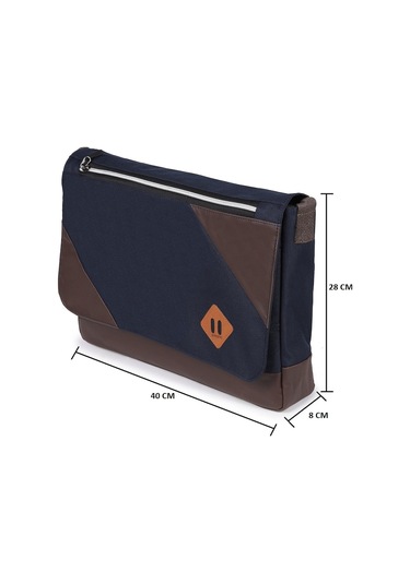 Strong 15.6 Inch Laptop Bölmeli Omuz Askılı Postacı Çantası Kft03