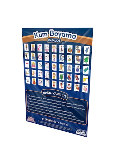 Benekli Balık Kum Boyama Aktivite Seti