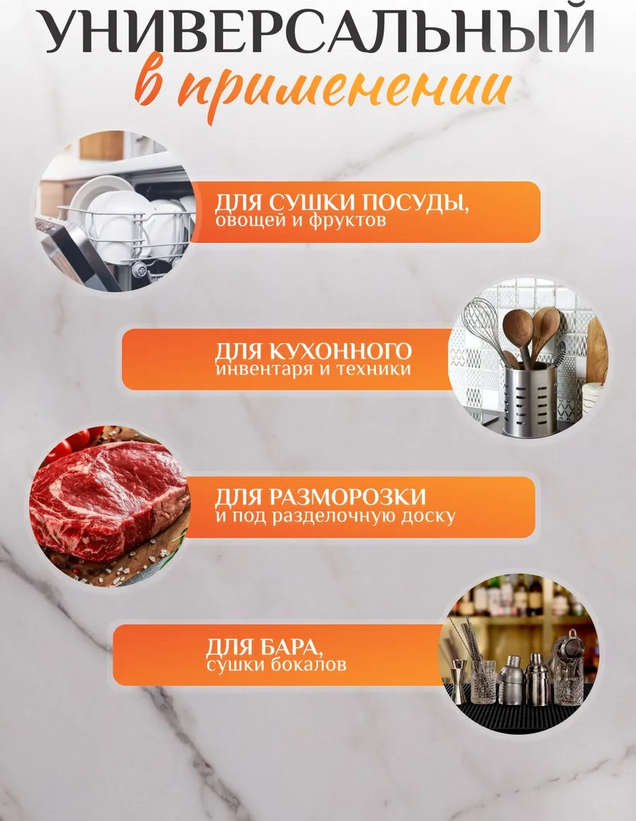 Mount Camp Mutfak İçin 45x30 Cm Bulaşık Matı 246578906 Gri