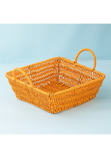 Porsima 303a 3lü Düzenleyici Kare Hasır Sepet Seti Ekmeklik Sepet