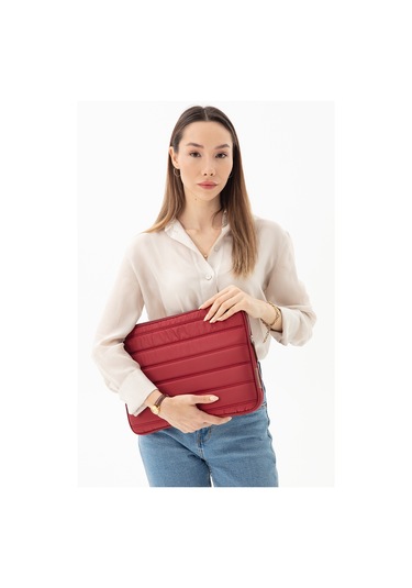 Macbook Air Pro 13 & 13.3 İnç Su Geçirmez Laptop Kılıfı Bordo