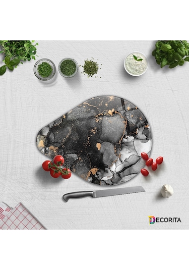 Decorita Cam Kesme Tahtası | Damla Serisi - 4 |28cm x 36cm