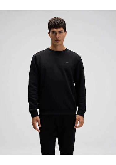 Ellesse Siyah Erkek Sweatshirt Em282-1 Siyah