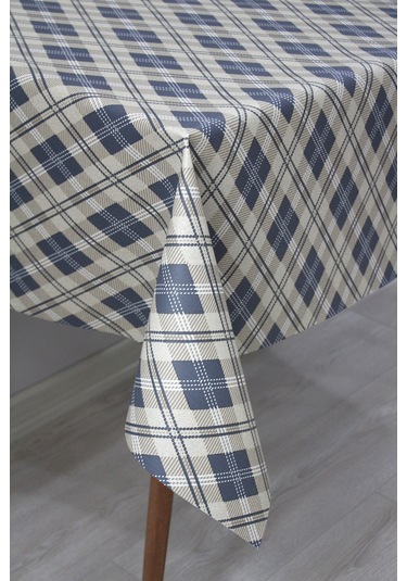 Astarlı Silinebilir Pvc Muşamba Masa Örtüsü 1202-4-kahve