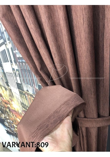 Fon Perde Blackout Linen Blackout Keten Fonluk 23 Renk Brillant M