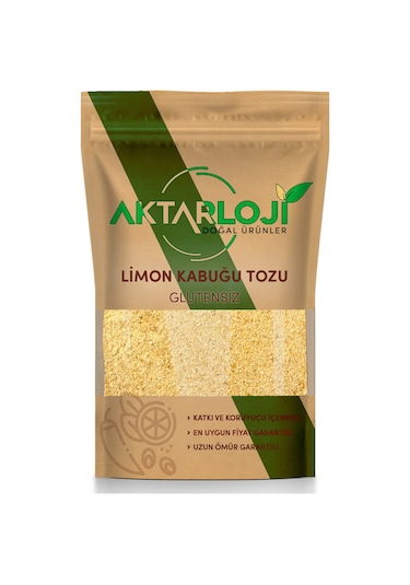 100 Gr Glutensiz Limon Kabuğu Tozu 1. Kalite