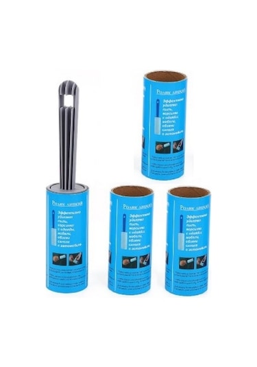 Kenpazar 4 Yedekli 240 Yaprak Tüy Toz Toplama Rulosu Çok Renkli