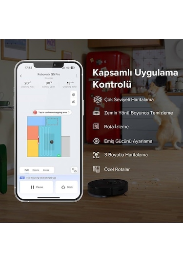 Roborock Q5 Pro Akıllı Robot Süpürge (Teşhir)