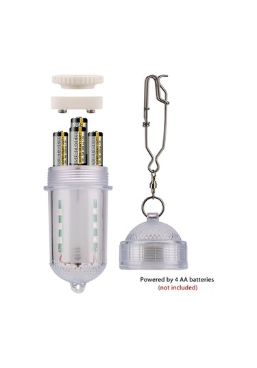 Novahub Gece Balıkçılığı İçin 12v 12 Led'li Su Geçirmez Balık Işığı