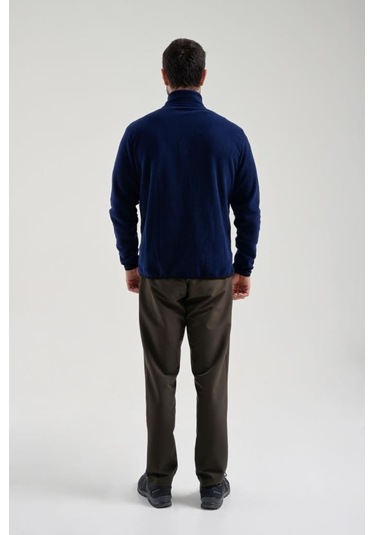 Exuma 2312003 Erkek Lacivert Tam Fermuarlı Polar 001