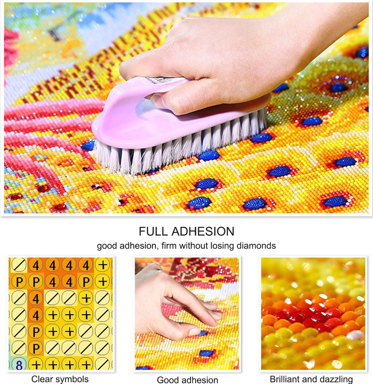 Neevoyu Dıy Pencere Kristal Dekoratif Tablo Zs314 - 30x40cm Tam Taşlı Boyama Seti Canvas + Araç Kutusu Siyah