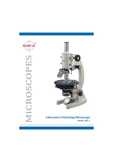 Radical Rpl-1 Polarize Laboratuvar & Öğrenci Monoküler Araştırma Mikroskobu Deneysel Mikroskop