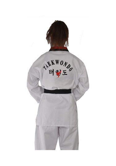 Haşado Pum Yaka Taekwondo Elbisesi Beyaz