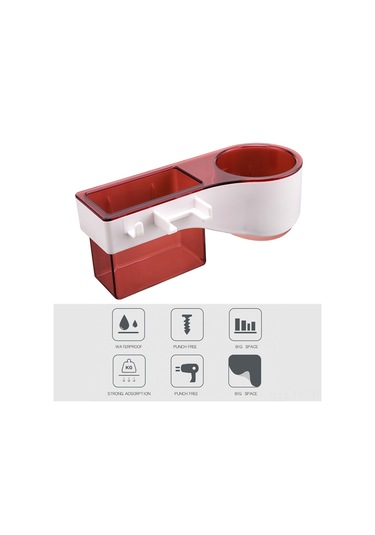 Teltree Pratik Ve Çok Amaçlı Saç Kurutma Makinesi Askısı - Duvar Tipi, Tıraş Makinesi Ve Diğer Aksesuarlar İçin Diğer