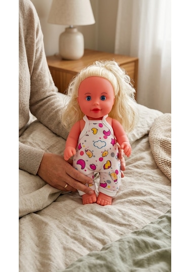 Bibi Oyuncak Bebek 20 cm – Gerçek Saçlı, Oyuncak 3+ Yaş Bibi