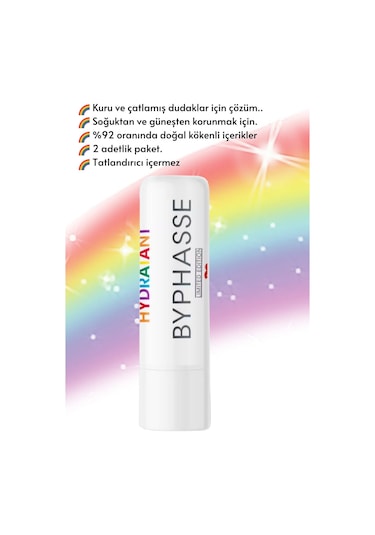 Byphasse Nemlendirici ve Onarıcı Dudak Bakım Kremi 2 x 4.8 G