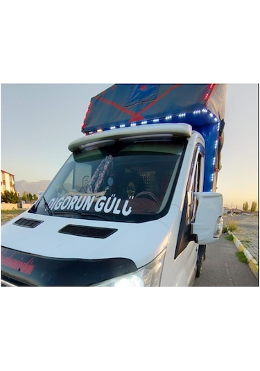 Ford Transit 2014-2021 Beyaz Boyalı Batman Yarasa Ayna Kapağı